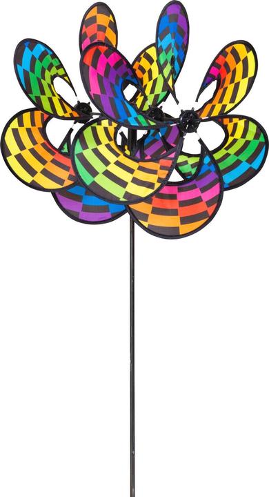 Produktbild Invento Windrad Blumen Duett Regenbogen 82 cm