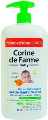 Actual product image Corine de Farme Corine De F. Gel De Baño Cabello Y Cuerpo 750 ml 250 ml Gratis (750 ml, Bath oil)