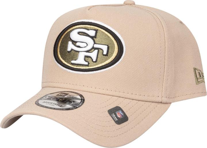 Actual product image New Era 9Forty A-Frame Cap - San Francisco 49ers camel beige (One size)