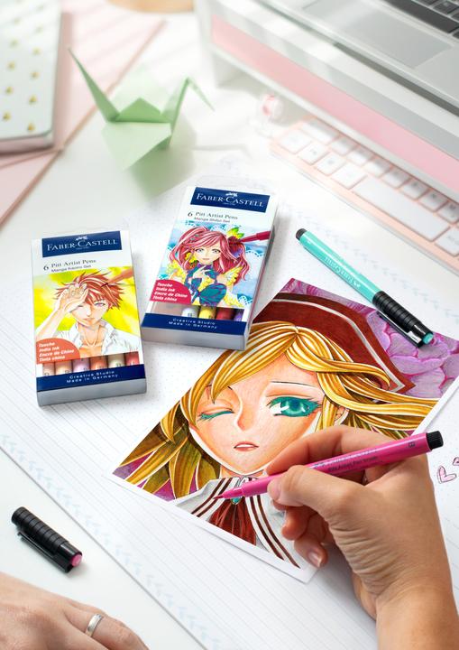 Produktbild Faber-Castell Pitt Artist Manga Shôjo (Mehrfarbig, 6 x)