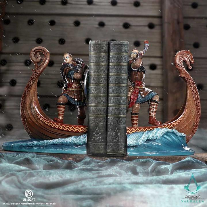 Produktbild Nemesis Now Assassin's Creed Valhalla serre-livres Vikings (42 x 41 x 31 cm)