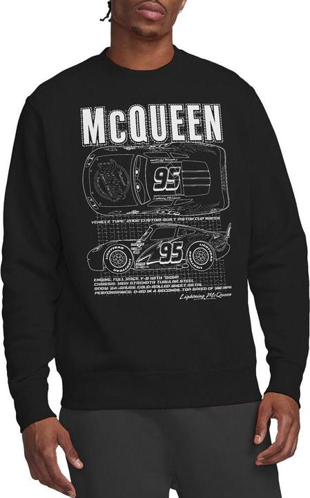 Immagine prodotto Cars Felpa Saetta Mcqueen Outline Adulto Unisex (L)