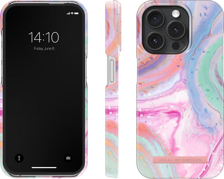Produktbild iDeal Of Sweden Mobiili tagakaas iPhone 15 Pro, Magsafe, Pastel Marble (Apple iPhone 15 Pro)