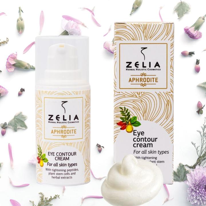 Actual product image Zelia APHRODITE Eye Contour Cream 5ml (Crème, 5 ml, Day + Night)