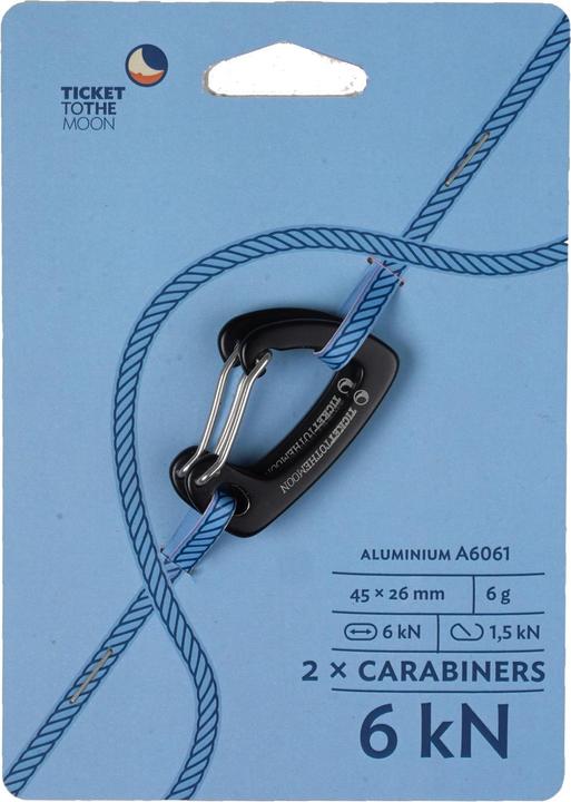 Actual product image Ticket To The Moon Carabiner