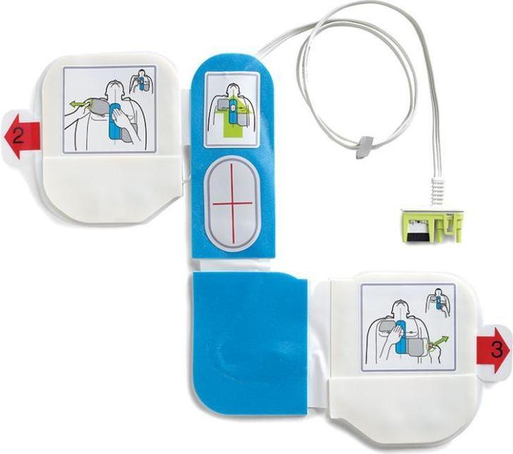 Actual product image Zoll Electrode CPR-D Padz for defibrillator AED Plus, shelf life 5 years, manual (Emergency cases)