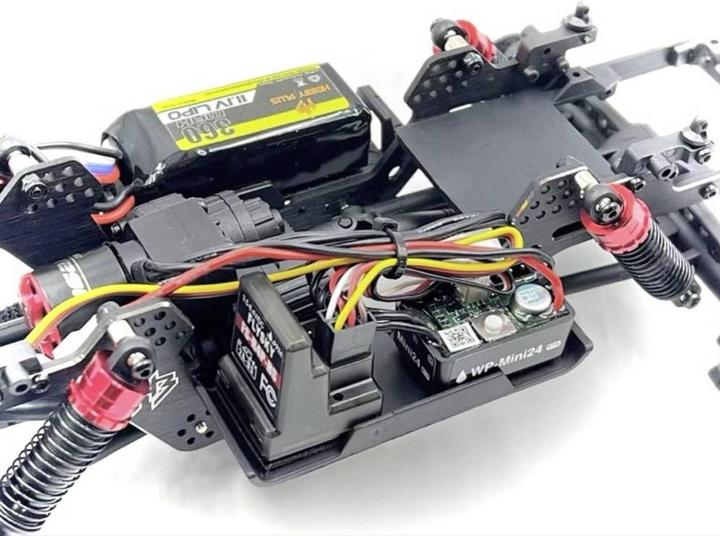 Actual product image Absima Hobby Plus CR18P EVO PRO JUICED Rot Brushless 1:18 RC Modellauto Elektro Truggy (RTR Ready-to-Run)