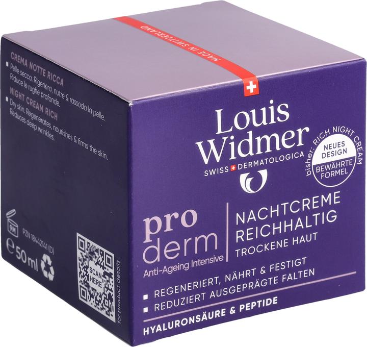 Produktbild Louis Widmer Proderm Nachtcr reichha parf 50ml (50 ml, Nachtcreme)