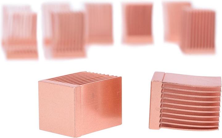 Actual product image Alphacool Alphac RAM Cop Heatsinks 10x10mm-10s 1013936
