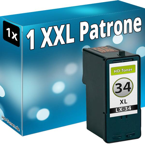 Actual product image Druckfuxx TINTE PATRONEN für LEXMARK 34XL 18C0034 X3310 X3330 X3350 Z815 Z816 P6