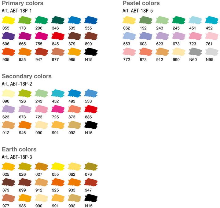 Produktbild Tombow Abt (Mehrfarbig, 18 x)