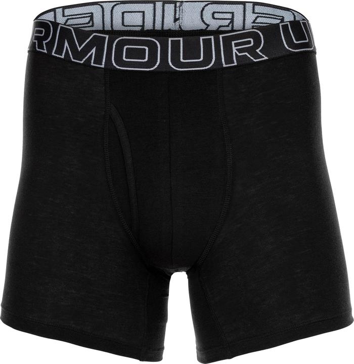 Actual product image Under Armour Boxer shorts Sporty Figure-hugging UA PERFORMANCE COTTON - SOLID 6 IN 3PK (XL, pack of 3)
