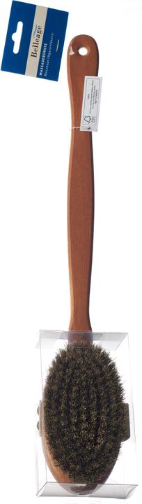 Image du produit Belleage brosse de massage en crin de cheval