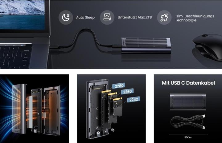 Image du produit Ugreen Boîtier SSD pour NVMe