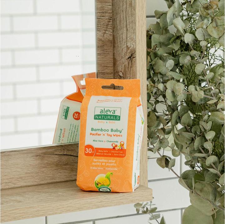 Image du produit Aleva Naturals Bambou pour tétines et jouets 30 pcs. (30 pièce(s))