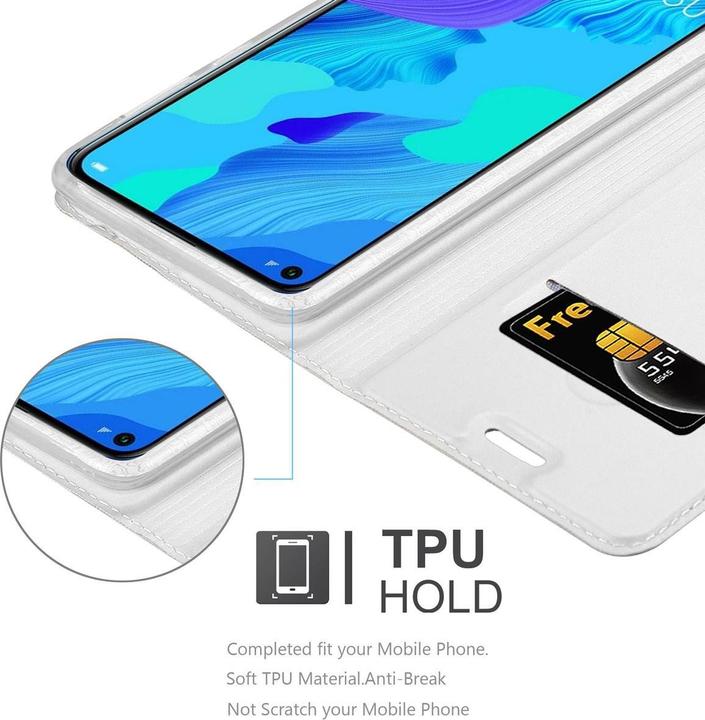 Actual product image Cadorabo Book Classy Style Cover (TCL 20S, Huawei Nova 5T, K20)