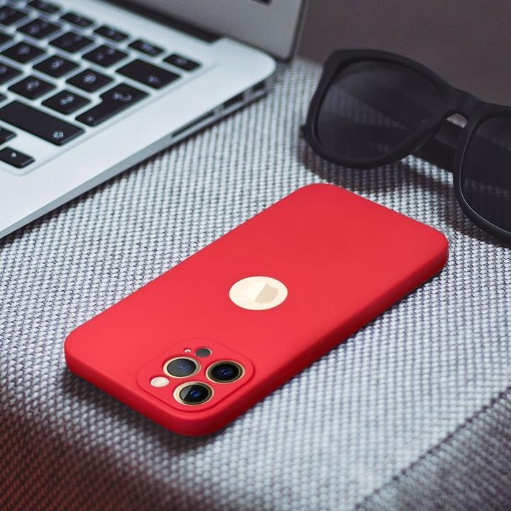 Actual product image Forcell Display OEM SOFT case for IPHONE 12 red (Apple iPhone 12)