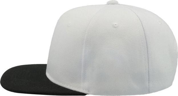 Produktbild Atlantis Snap Back flacher Schirm 6 Panel Kappe (One Size)