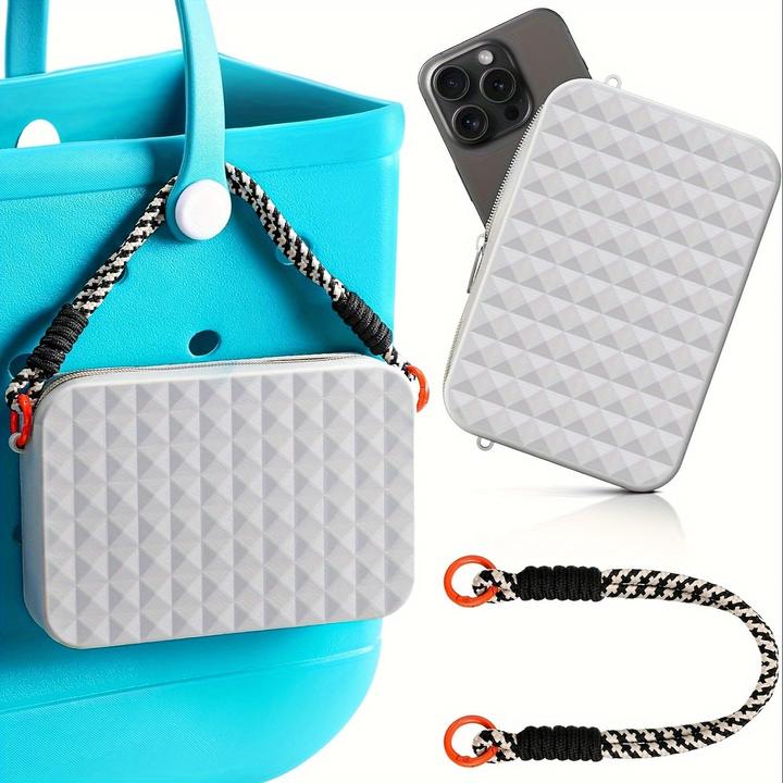 Only-Bags.Store Neoprene Beach Tote Bag Organizer Pouch, Lightweight Waterproof Dry Bag Insert with Handle for