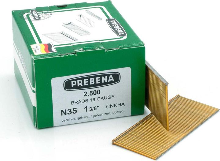 Produktbild Prebena Stauchkopfnägel verzinkt geharzt35 mm