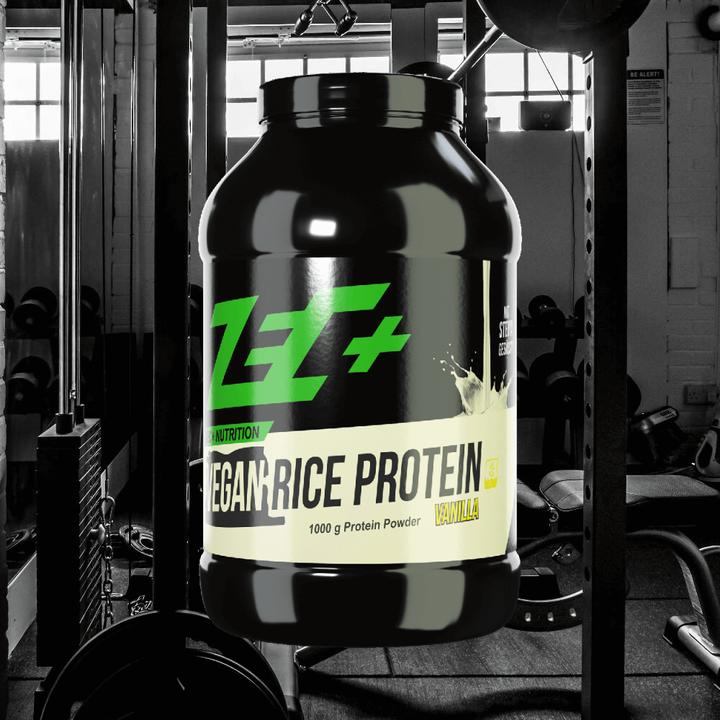 Actual product image Zec+ Nutrition Vegan Rice Protein (1000g tin) (Vanilla, 1 pcs., 1000 g)