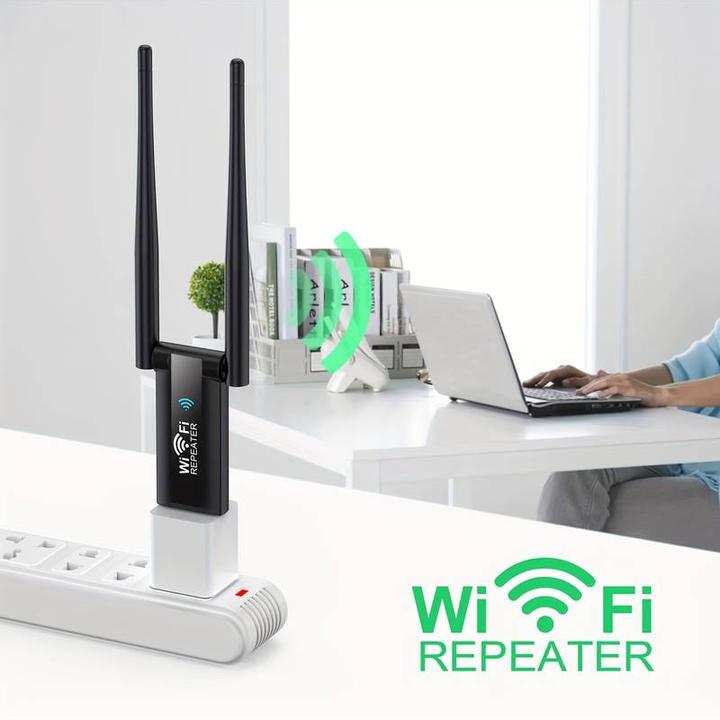 Image du produit PhoneLook Répéteur USB Wi-Fi sans fil 2.4G 300Mbps avec amplificateur de signal (300m) booster (300 Mbit/s)