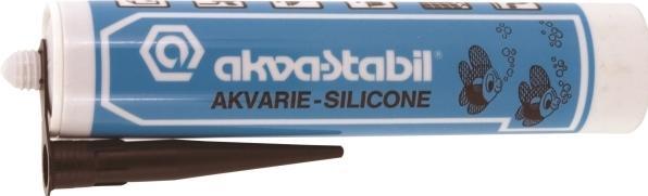 Produktbild AkvaStabil Silicone Sort 300 ml.