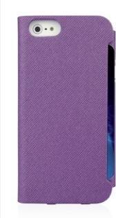 Produktbild Macally Foliotasche für iPhone 5/5S/SE Purple (Apple iPhone 5s, Apple iPhone 5, Apple iPhone SE)