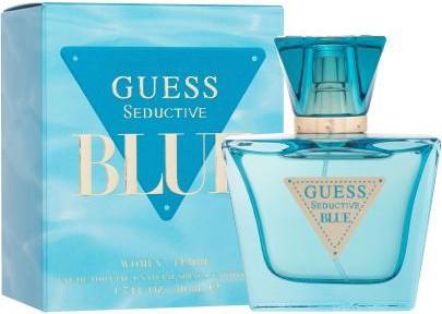 Actual product image Guess Gu Seductive Blue Eau de Toilette for Women 50ml (Eau de toilette, 50 ml)