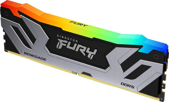 Produktbild Kingston Technology FURY Renegade RGB, 24 GB, 1 x 24 GB, DDR5, 288-pin DIMM (1 x 24GB, 4200 MHz, DDR5-RAM, DIMM)