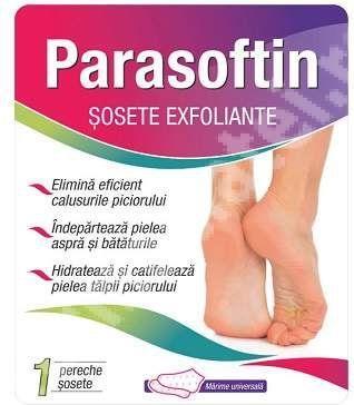 Actual product image Konjac Sponge Labovital Parasoftin Exfoliating socks 2 x 20 ml sachets (40 ml)