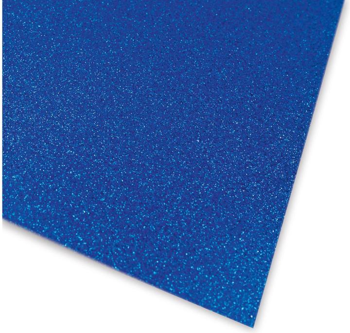 Produktbild Ursus Glitzerkarton A4, 300 gm2, 10 Blatt, Blau (330 g/m², 10 x)