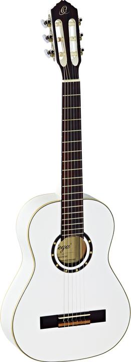 Ortega Guitare classique Family Series 1/2 Blanc (Guitare classique, Acajou, Noyer, Épicéa)