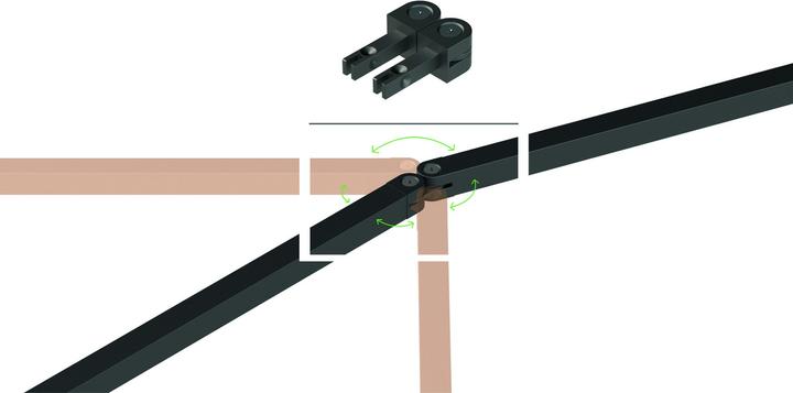 Actual product image Hettich Flexible knot Cadro 360 ° (1 pcs.)