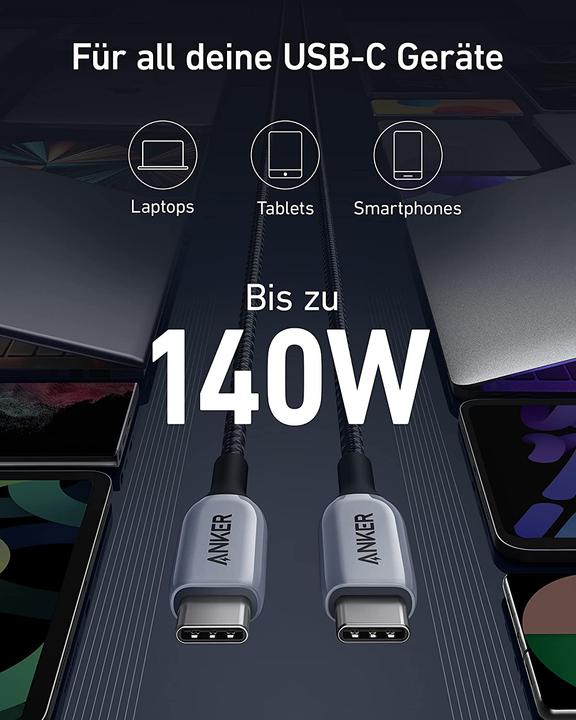 Produktbild Anker USB C — USB C (0.90 m, USB 2.0)