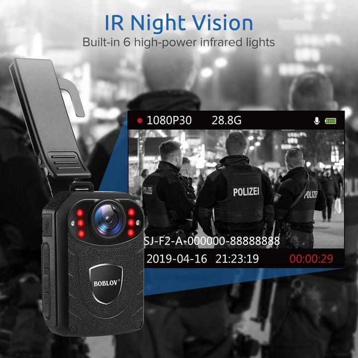 Produktbild Boblov Mini Koerper Kamera für Polizei