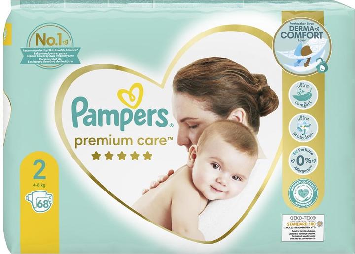 Actual product image Pampers Premium Care (Size 2, Pack, 68 Piece)