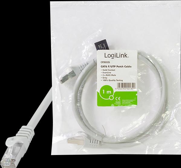 Produktbild LogiLink Netzwerkkabel (F/UTP, CAT6, 7.50 m)