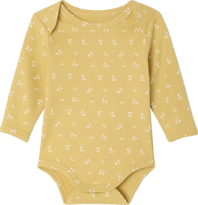 Actual product image Vertbaudet Bio-Kollektion: 3er-Pack Baby Schlupfbodys mit langen Ärmeln, Kirschen (92)