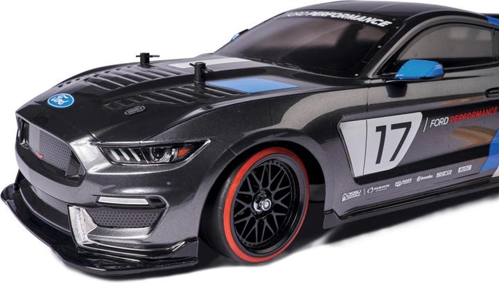Actual product image Carson Complete wheels 1:10 wheel set Drift (4) black / red