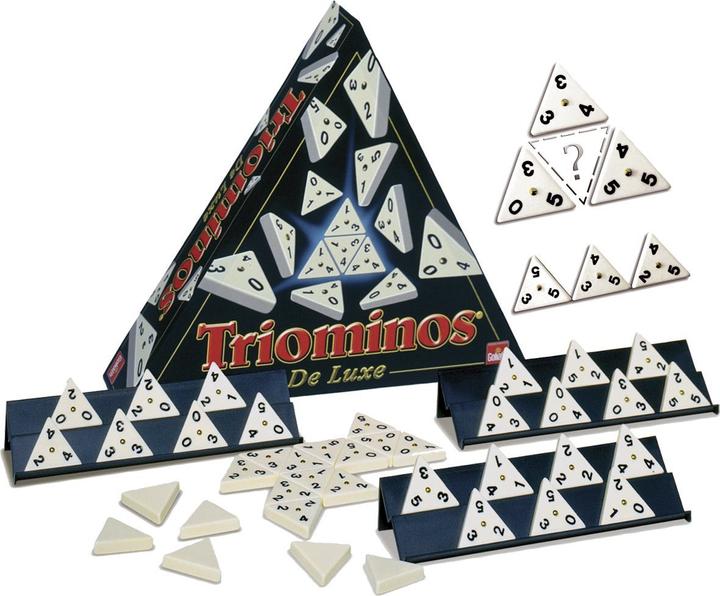 Produktbild Ravensburger Triominos de Luxe Triangle (Deutsch, Englisch, Französisch, Italienisch)