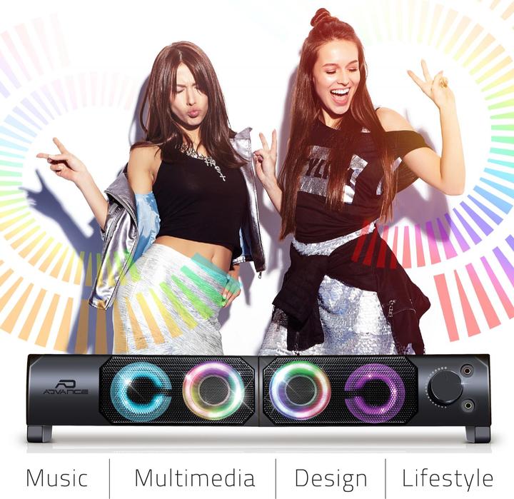Image du produit Advance Soundphonic 2.0 RGB ADV-SPEAKER-RGB