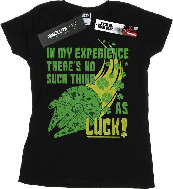 Star Wars Millennium Falcon Shamrock Luck TShirt (L)