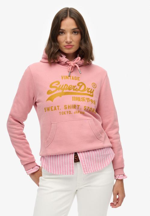 Actual product image Superdry Embellished Vl Relaxed Hood (XS)