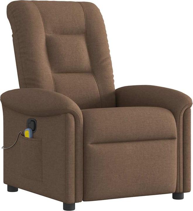 Produktbild VidaXL Massagesessel Braun Stoff Massage TV-Sessel Sessel mit Massagefunktion