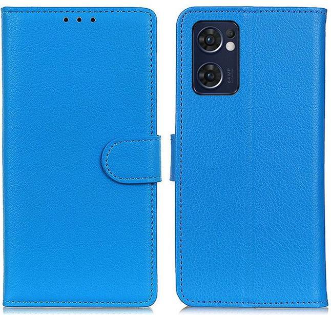 Actual product image MU Classic Litchi Leather Bookcover Series (OPPO Reno7 Z 5G)