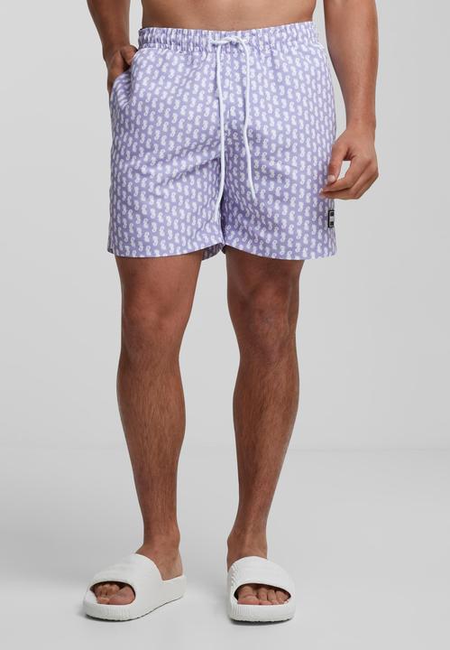 Actual product image Urban Classics Pattern Swim Shorts - 4984 (5XL)