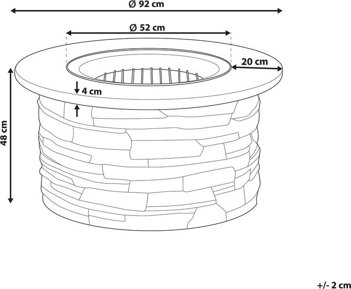 Actual product image Beliani Tambora (92 cm)