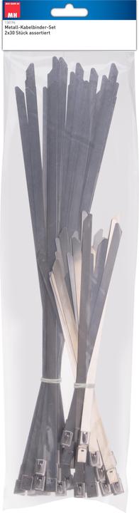 Max Hauri Cable ties (Metal cable ties, 360 mm, 60 pcs.)