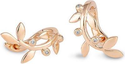 Breuning OHRSCHMUCK - BRILL. 0,033 Ct. H/si (750/18 K Gold)